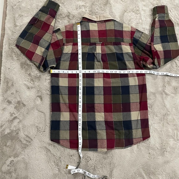 Vtg‎ Bobbie Brooks Long Sleeve Plaid Shirt Embroided Women's XL Cottagecore Fall - Picture 7 of 8